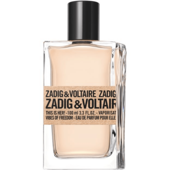 This Is Her! Vibes Of Freedom 100ml Tester - Zadig&Voltaire EDP