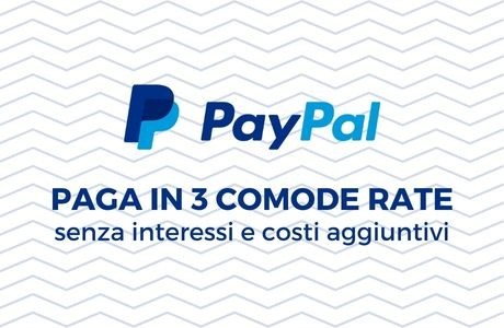 Paga in 3 rate con PayPal